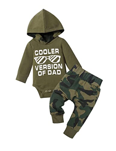 Image of Fommy Newborn Baby Boy Clothes Plaid Letter Print Long Sleeve Hoodies + Long Pants 2PCS Fall Winter Outfits Set