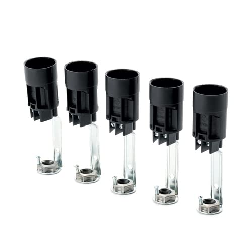 Kerzenfassung ø 24mm für Kronleuchter Maria Theresia, 5 Stück, Länge 85 mm, passend zu Kerzenhülsen Fassung E14