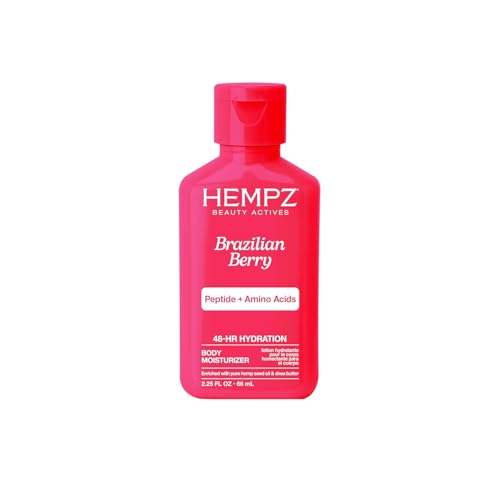 Image of Hempz Mini Brazilian Beauty Actives Lotion, Hands and Feet, Berry, 2.25 oz.