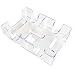 Yuanhe Clear 2 Deck Canasta Playing Card Tray-No Swivel Base