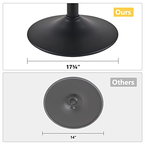 Duhome Breakfast Swivel Bar Stools, Square Swivel Adjustable Height Bar Stools With Backs And Arms,Set Of 2,Modern Bar Chairs Tech Fabric (Dark Brown) #TOP5