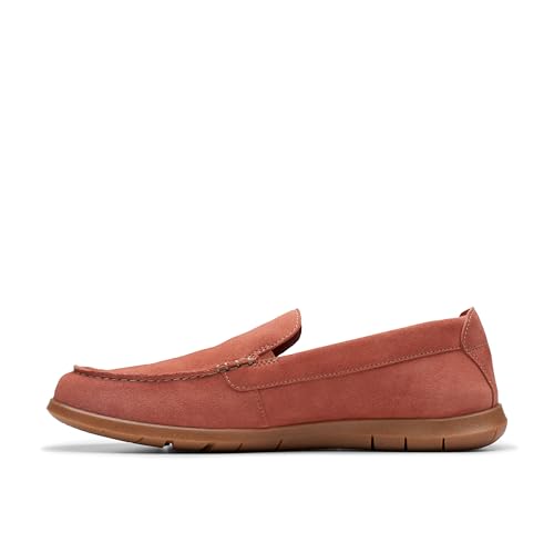 Miniatura 3 de Clarks Flexway Step, Mocasín Hombre, Rojo Red Suede , 42 Eu