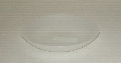 Scodella - piatta - plastica - trasparente - Ø 17,5 cm profondità 4 cm