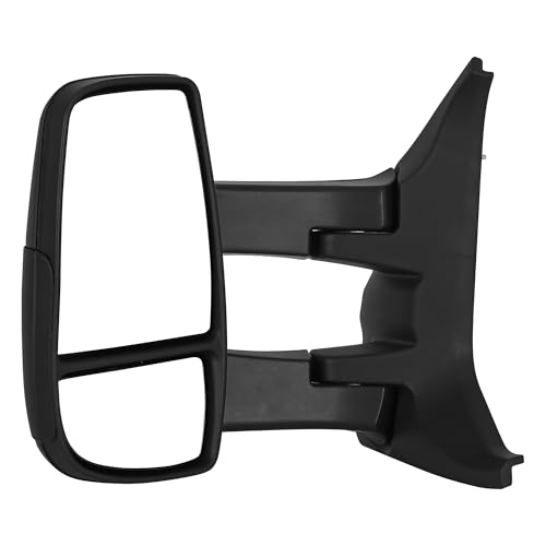 YITAMOTOR Door Mirror Compatible with 2015-2021 Ford Transit 150 250 350 Power Heated Mirror, Left Driver Side Mirror Adjustable Heated Folding, Black