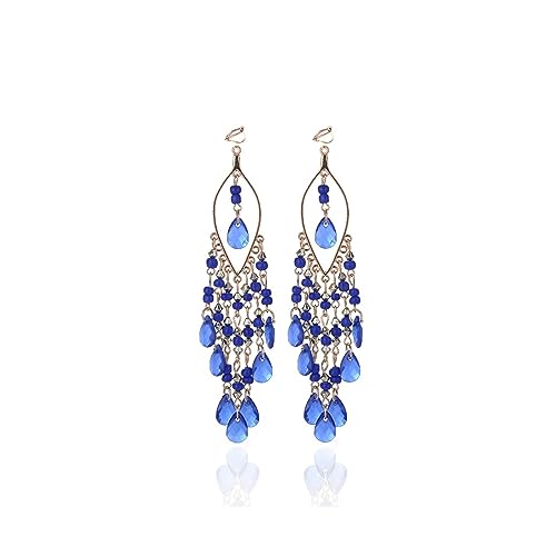 Boucles d'oreilles à pampilles en résine idéales pour vos soirées d'été