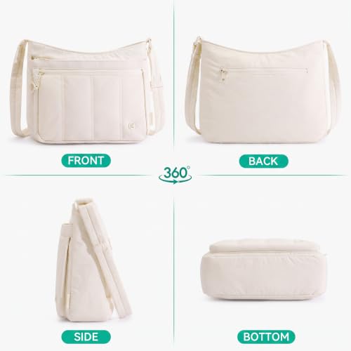 Image of Nylon Crossbody Bag for Women, Lightweight Shoulder Travel Purse
