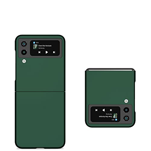 Coque antidérapante pour Samsung Galaxy Z Flip 4 : protection intégrale chic verte
