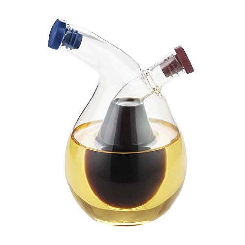 WINAKUI Öl- und Essigflasche, 2-in-1-Olivenöl-Spender Cover