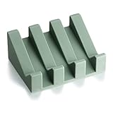 Silicone Soap Dish with Drain for Shower Bathroom Bar Soap Holder, Self Draining Waterfall Drying Tr