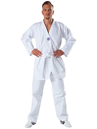 Miniatura 2 de Kwon Kinder Kampfsportanzug - Taekwondo Song, Blanco, 130 Cm, 551003130