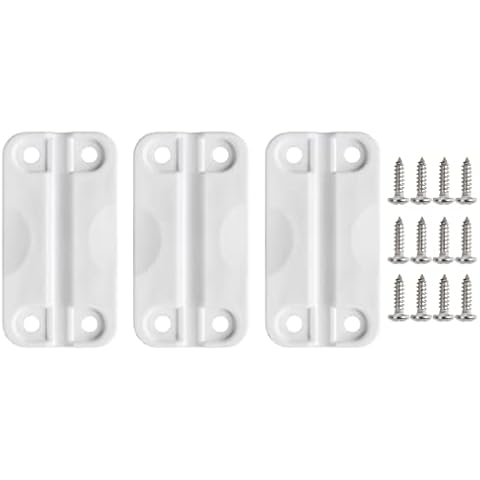Cooler Hinges for Igloo Ice Chests, Igloo Cooler Replacement Hinges, Cooler Plastic Hinges Replacement Set with Screws (3) Cover