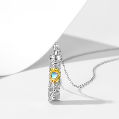 Collier d'urne celtique à fleurs, le cadeau de sympathie idéal