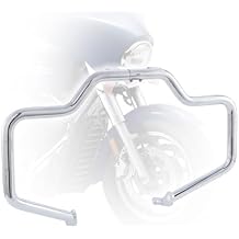 Mustache Crash Bar Engine Guard Highway Bar Compatible with Yamaha XVS V-Star Vstar 1300 Deluxe Tourer Chrome