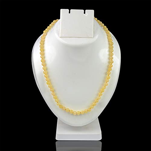 Image of Reiki Crystal Products Natural Reiki Feng-Shui Mala Necklace 6 mm Crystal Stone 108 Bead Jaap Mala for Men and Women