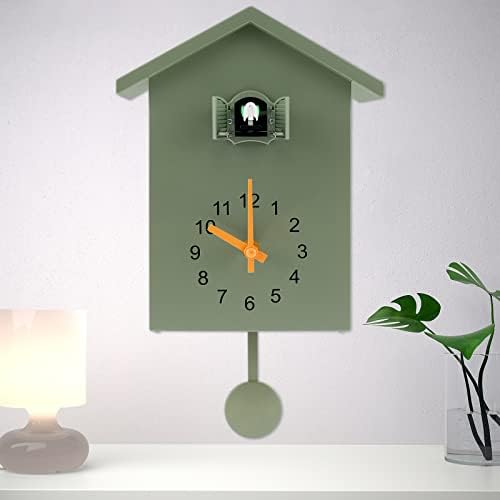 SPRING LIFE Cuckoo Clock Wall Clock ChaletStyle Modern Design with bird tweeting sound in 3