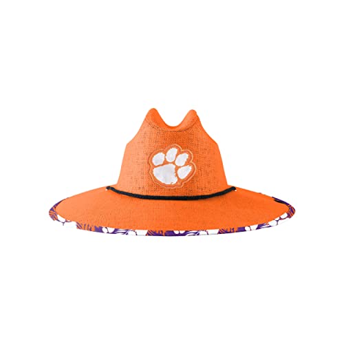 Image of FOCO Clemson Tigers NCAA Team Color Straw Hat