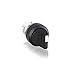 Price comparison product image ABB M3SS1-10B Modular Selector Switch, 3 Position, Short handle, Black, Non-Illuminated, Black plastic, No Contact Block (ABB1SFA611210R1006)