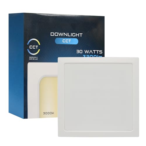 Maxled, Light is Led! 30W Square Recessed Ceiling Flat Panel Down Light Ultra Slim Lamp 3200ml Warm White 3000K Neutral 4000K Cool 6500K Spotlights for Kitchen Dining Living Room Office No Dimmable