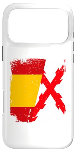 Carcasa para iPhone 17 Pro MAX Bandera España Cruz de Borgoña Tercios Españoles Vintage
