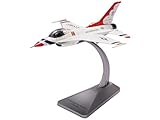 Lockheed F-16 Fighting Falcon Fighter Aircraft Thunderbirds United States Air Force Collector Series 1/100 Diecast Model by Air Force 1 AF1-0142A