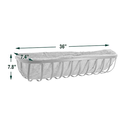 Arcadia Garden Products Hanging Window Basket Metal Trough, 36-inch by Arcadia Garden Products - Image 4
