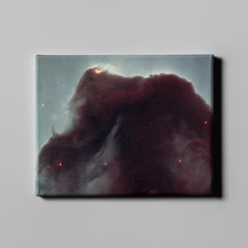 Lienzo de galería Hubble de la Nebulosa Cabeza de Caballo, arte mediano de Spiffing Prints