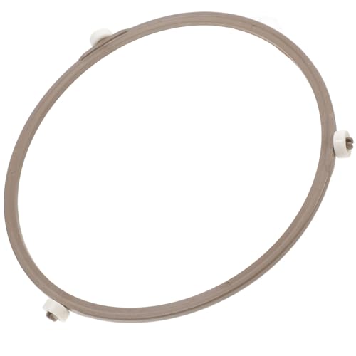 Toyvian Anneau Plateau Tournant Micro-Ondes 7.80 Pouces Support Rond Marron en ABS pour Four à Micro-Ondes Accessoire de Rechange avec Support Optimal pour Plateau Rond