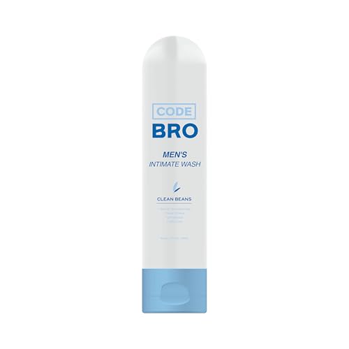 Code Bro Mens Intimate Wash Clean Beans - Shower Stuff for Men (250ml 8.45 fl oz)
