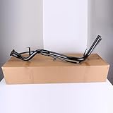 Ausgezeichnetes Material: Das Tankfüllanschlussrohr besteht aus hochwertigem Kunststoffmaterial, ist hochfest und langlebig und hat eine lange Lebensdauer. Direkter Austausch, einfach zu installieren.