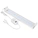 HEEPDD LED Aquarium Light, 4-reihige Lampe Fernbedienung Aquarium Planted Light Ausziehbares Aquarium Light Dimmbares LED-Licht mit Teleskophalterung(10 W für 40-50 cm Tank)
