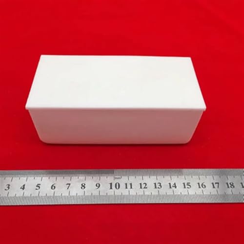 Crisol de corindón para fundición y análisis térmico en horno de mufla 120x60x40mm