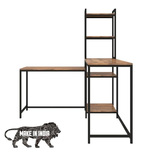 Image of Klaxon Office Table for Home | Workstation Table Desk (FD - Modern DIY)