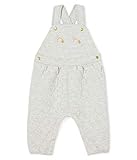  Petit Bateau Baby-Mädchen Salopette Longue_5221001 Latzhose, Grau (Beluga Chine 01), 68 (Herstellergröße: 6M/67cm)