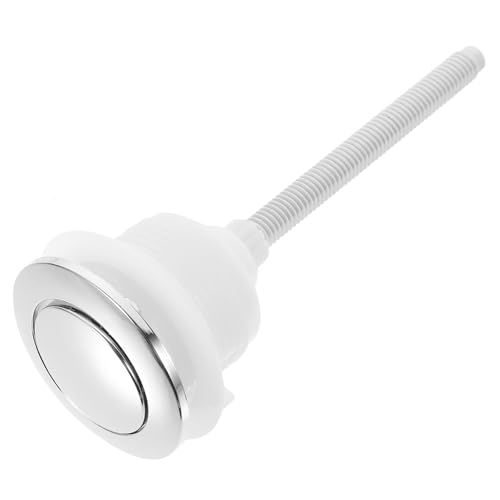 Genérico Pulsador Cisterna para Inodoro Diseño Sencillo y Resistente en Abs, Botón de Descarga para Baño y Hotel, Ahorro de Agua y Fácil Instalación Color Aleatorio