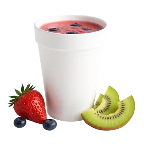 Mr Miracle 10 oz Styrofoam Cups Disposable Foam Cups (100 Pack) Insulated White Styrofoam Coffee Cups for Hot & Cold Drinks Comparable to Industry Standard 10J10 Foam Cups Made in USA