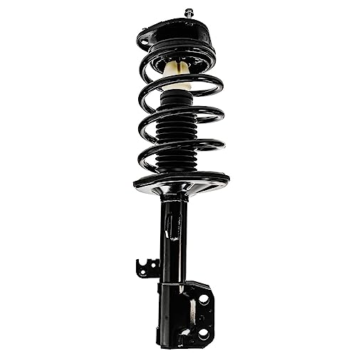 Image of Detroit Axle - Front Struts Tie Rods Kit for Toyota 2003-2008 Matrix Pontiac Vibe, 2 Struts with Coil Spring Assembly 2 Outer Tie Rods 2004 2005 2006 2007 Replacement