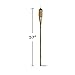 TIKI Bamboo Tiki Torches 12-Pack – Weather-Resistant Outdoor Décor with Easy-Pour Wide-Mouth Canister Refill for Patio, Garden, Backyard, and Parties, 57-Inch Citronella Torches