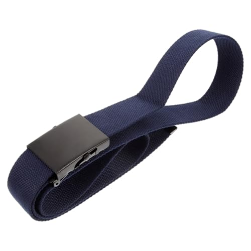 Men's Outdoor Utility Belt Breathable Canvas Hiking Belt Adjustable Waistband Camping Mountaineering