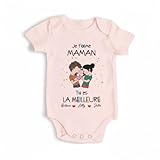 Pratique & doux : boutons-pression et col rond pour un habillage facile et un confort maximal