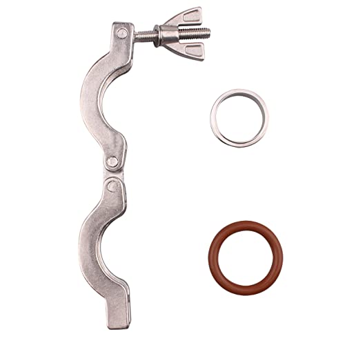 Image of DERNORD Wing Nut Clamp Flange Quick Clamp Stainless Steel 304 with Centering O-Ring (KF-25)