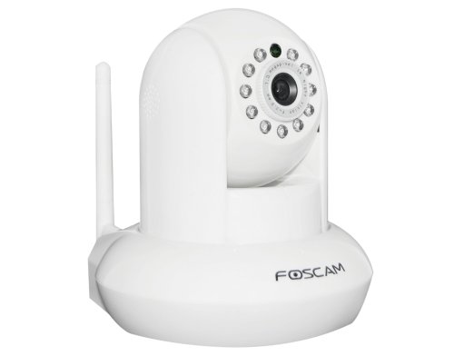 Foscam FI9831W - Network Camera - pan/tilt - Colour (Day&Night) - Fixed Focal - Audio - Wireless - 10/100, 802.11b, 802.11g, 802.11n - DC 5 V