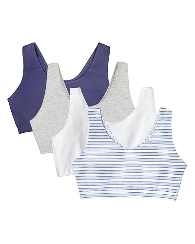 Image of Fruit of the Loom Women's Built Up Tank Style Sports Bra Value Pack