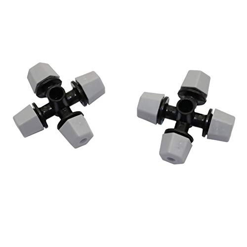 Buse irrigation cross serre lot de 100 brumisateurs gris clair - 6