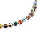 Glass Of Venice Murano Glass Necklace Longer Length 24-Inch Plus Extender - Multicolor Italian Millefiori Beads Handmade Blown Glass - Murano Glass Necklaces for Women