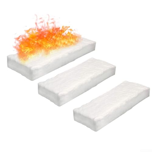 HomeVortex Fellie Manta de fibra de cerámica, juego de manta de aislamiento de seguridad contra incendios, aislamiento de alta temperatura, fibra cerámica de aislamiento contra incendios para hornos,