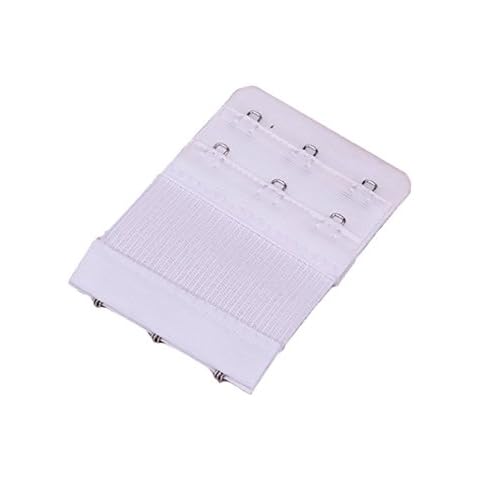 Lalagouk Bra Extender 2x3 Hook Bra Strap Extender,3 Pack (white) Cover