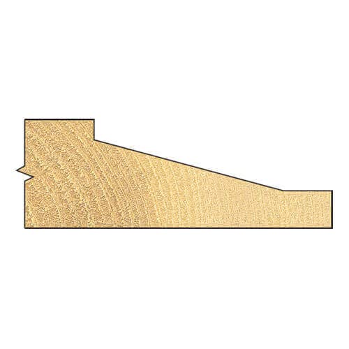 Trend Professional Large Bevel Panel Raiser Bearing Guided Router Cutter, 1/2 Inch Shank, 86mm Cut Diameter - Image 4