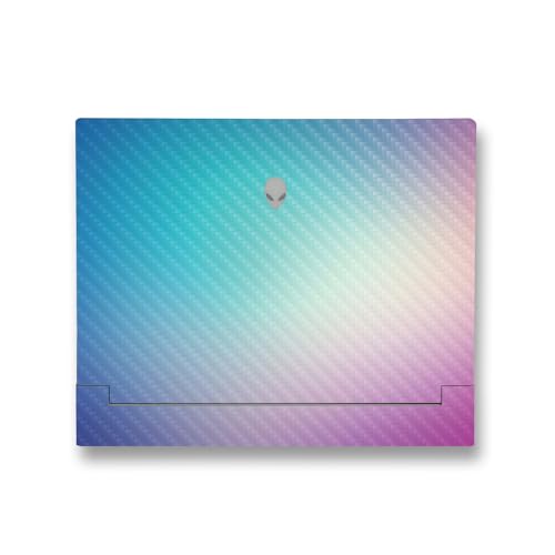 Image of MightySkins Carbon Fiber Skin Compatible with Alienware X14 R2 (2023) Full Wrap Kit - Vivid Fog | Protective, Durable Textured Carbon Fiber Finish | Easy to Apply & Change Styles | Made in The USA