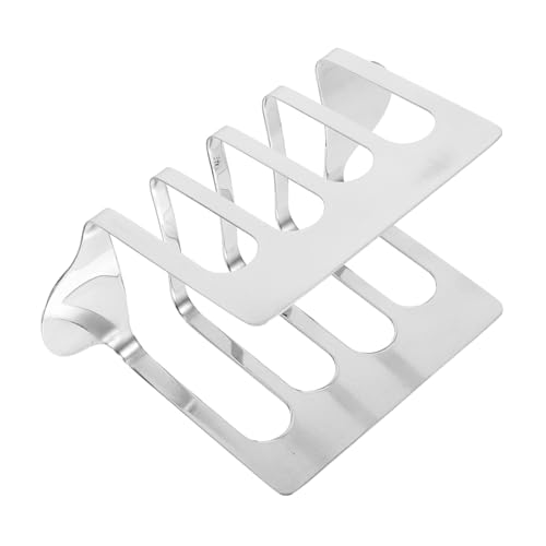 Cabilock Stainless Steel Sliced-bread Stand Elegant Bread Rack for Breakfast Toast Rack