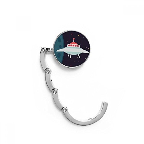 Crochet sac pliant bureau Alien UFO pour rester organisée au café et en réunion